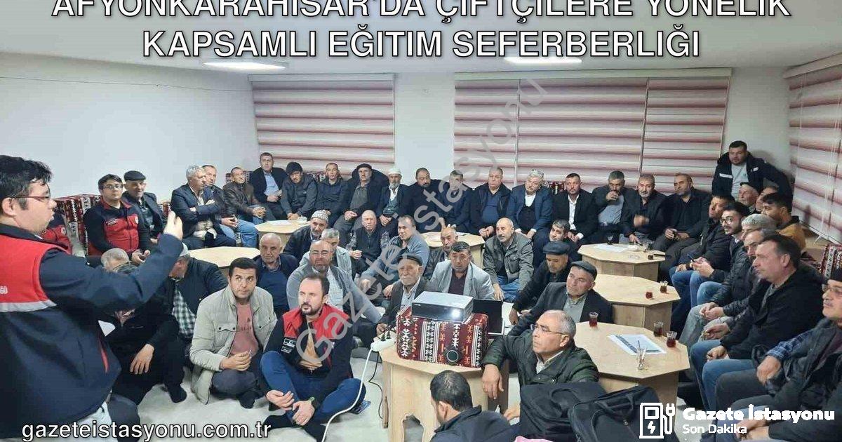 "Afyonkarahisar'da Çiftçilere Yönelik Kapsamlı Eğitim Seferberliği" başlıklı haber için fotorealisti