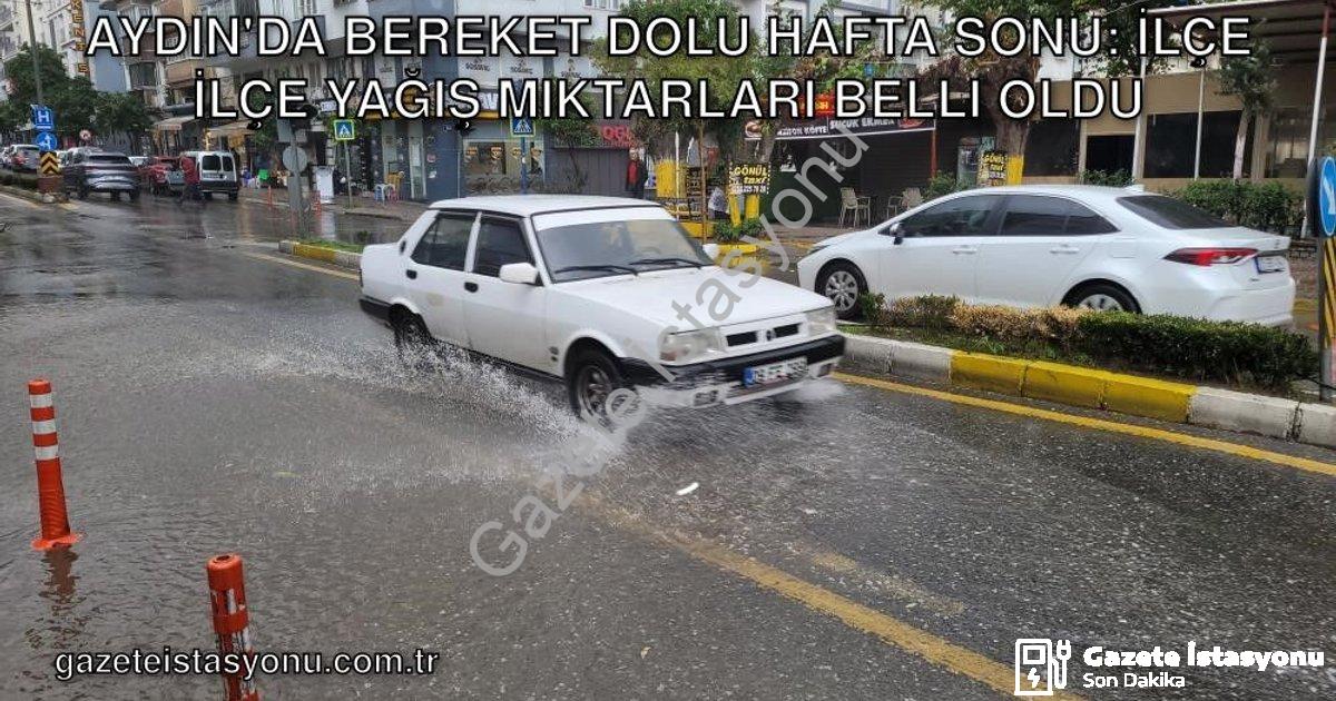 "Aydın'da Bereket Dolu Hafta Sonu: İlçe İlçe Yağış Miktarları Belli Oldu" başlıklı haber için fotore