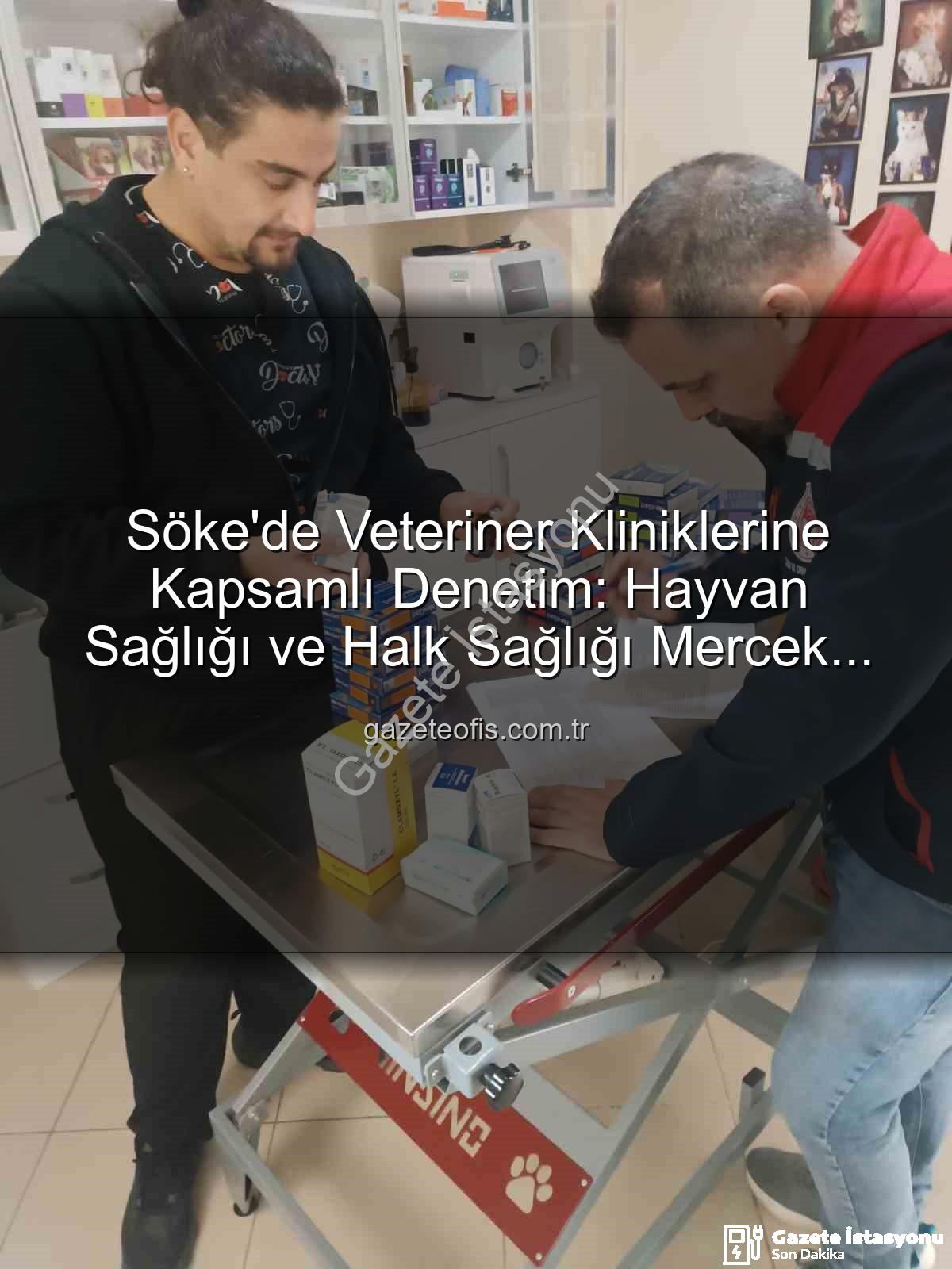 veteriner klinik denetimi - Söke'de Veteriner Kliniklerine Kapsamlı Denetim: Hayvan ve Halk Sağlığı Güvence Altında