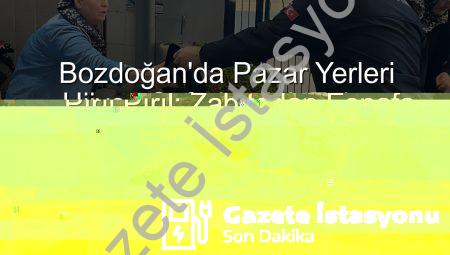 Bozdoğan’da Pazar Yerleri Hijyen Seferberliği: Zabıta Ekiplerinden Esnafa Çöp Poşeti Desteği
