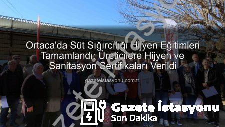 Ortaca’da Süt Sığırcılığı Hijyen Eğitimleri Tamamlandı: Üreticilere Hijyen ve Sanitasyon Sertifikaları Verildi
